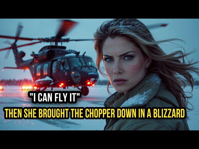 Everyone Laughed When She Said 'I Can Fly It' — Then She Brought the Chopper Down in a Blizzard