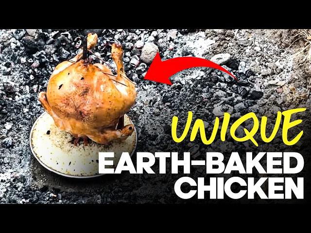 Earth-Baked Tin Chicken with Rice: A Unique Cooking Experience!