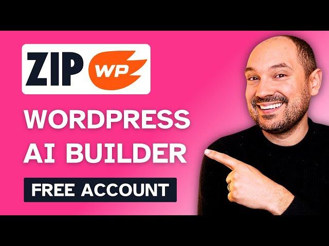 ZipWP Review (FREE version)  – NEW AI WordPress Website Builder 