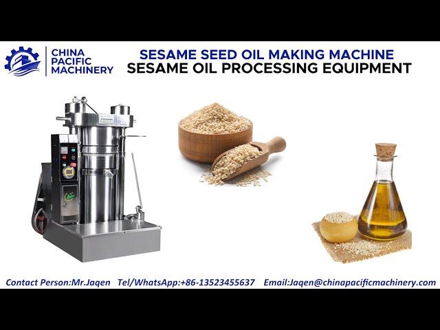 Sesame Oil Processing Equipment|Oil Press Machine|Fume Remover|Oil Filter Machine|Sesame Oil Plant