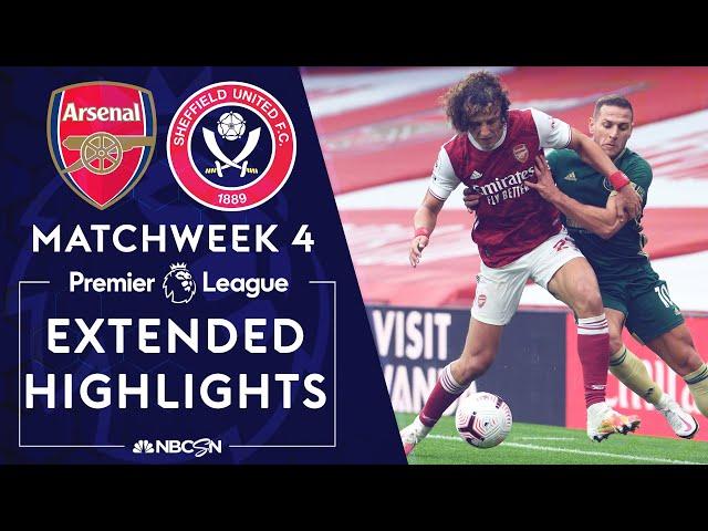 Arsenal v. Sheffield United | PREMIER LEAGUE HIGHLIGHTS | 10/4/2020 | NBC Sports