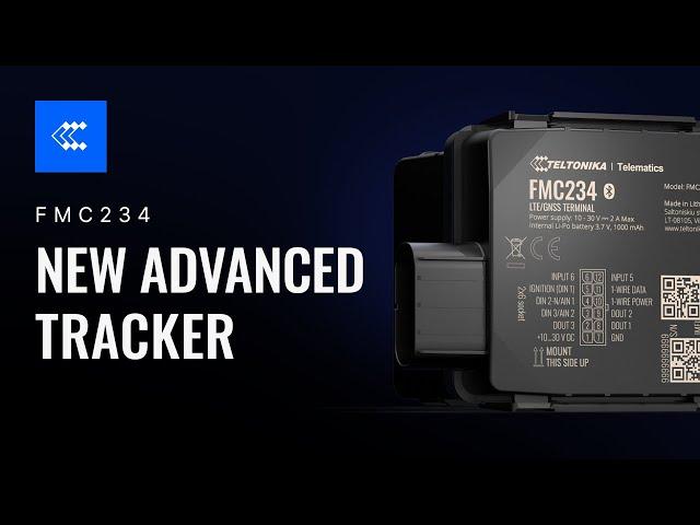 New Tracker with High-Capacity Battery | FMC234 | Teltonika