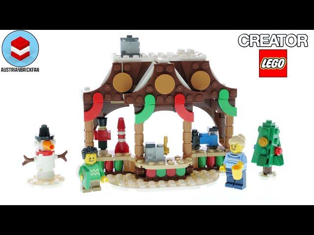 LEGO Creator 40602 Winter Market Stall – LEGO Speed Build Review