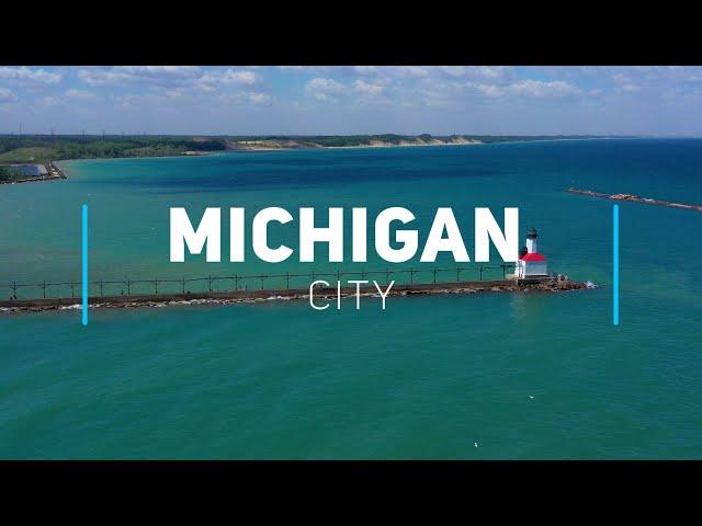 Michigan City, Indiana | 4K drone video