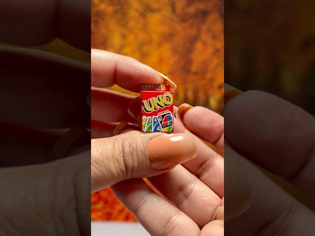 Unboxing World’s Smallest Uno Cards #miniaturecollection #worldssmallest