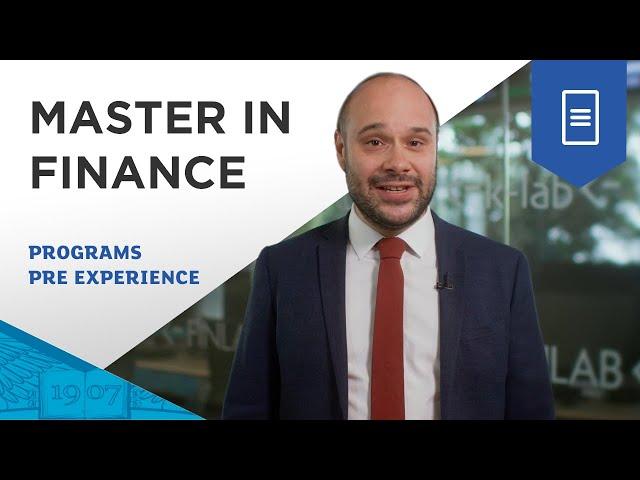 ESSEC Master in Finance (MIF) | ESSEC Programs