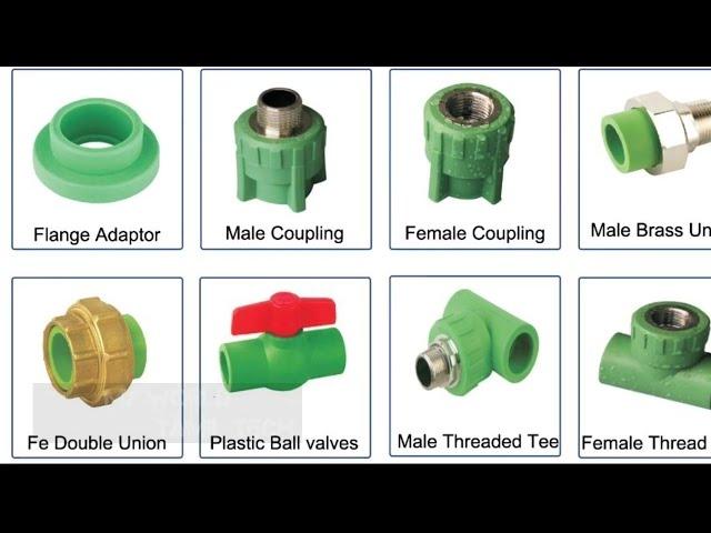 PPR Pipe Fittings names | Plumbing materials | #ideas #myworldTamilTech