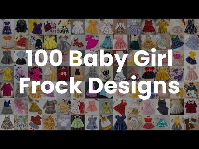 100 Baby Frock Designs, Latest Baby Frock Designs, Female Frock Designs,  New Beautiful Frock Design