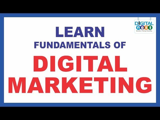 Digital Marketing Tutorial for Beginners Online course | Digital nest