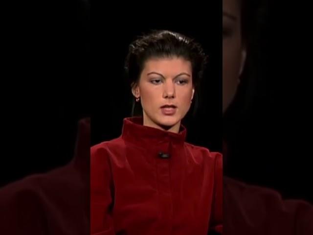 „Wie definieren Sie Freiheit?“ wird Sahra Wagenknecht von Günter Gaus gefragt. #bsw