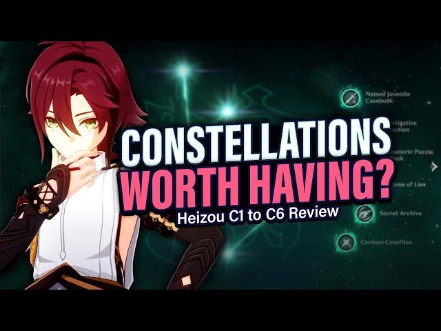 BEST HEIZOU Constellations? C1 to C6 Comparison Showcase & Review | Genshin Impact 2.8