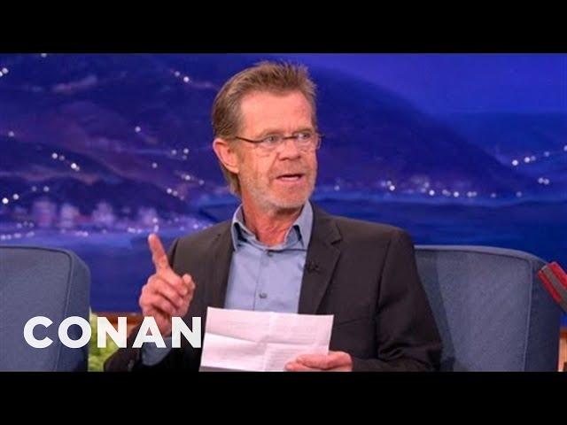 William H. Macy Is A Super Bowl Blackout Conspiracy Theorist | CONAN on TBS