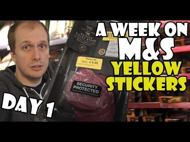 A Week on M&S Yellow Stickers DAY 1