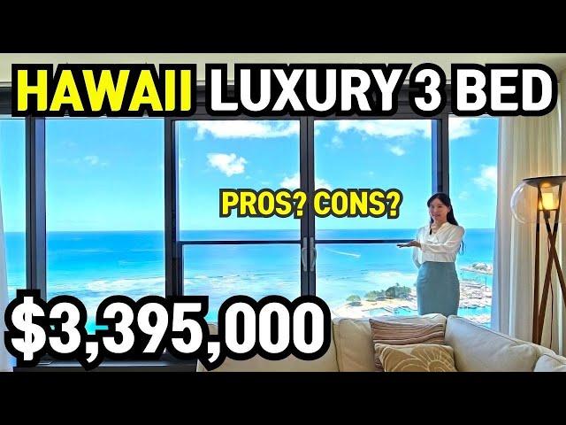 Hawaii Ocean View Luxury Real Estate Tour - Anaha 3 Bedroom (Kakaako, Ward Village, Honolulu)