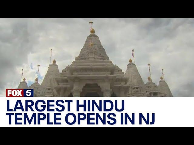 Largest Hindu temple outside India opens in NJ