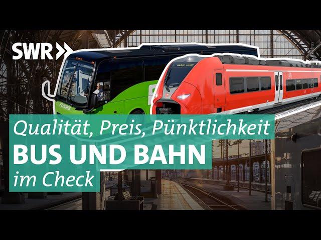 Bus und Bahn - wie gut ist der ÖPNV in der Stadt und auf dem Land? | Die Tricks… SWR