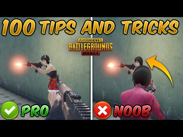 TOP 100 TIPS AND TRICKS in PUBG MOBILE/BGMI Compilation (Ultimate Noob To Pro Guide/Tutorial)