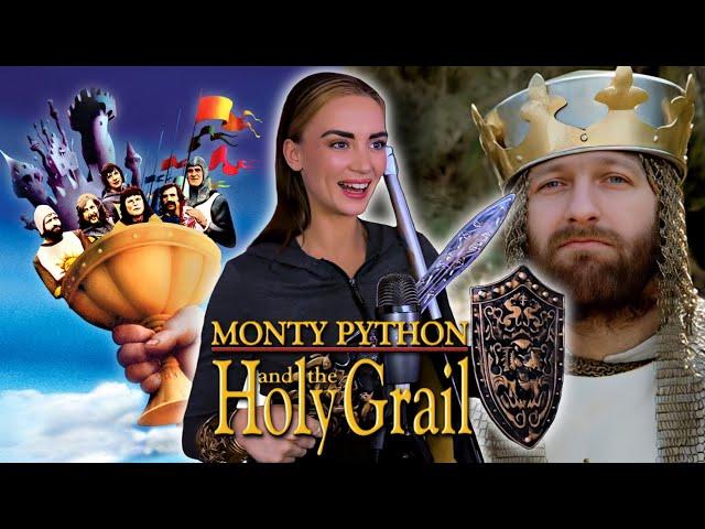 BRITISH GIRL'S FIRST TIME WATCHING * MONTY PYTHON AND THE HOLY GRAIL (1975) * MOVIE REACTION!!