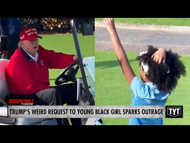 WATCH: Trump Asks Small Black Girl To Sell Her HAIR To Him