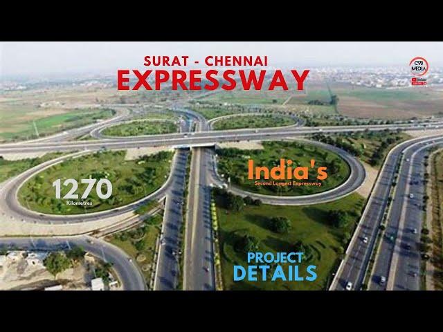 Surat Chennai Expressway || India's Second Longest Expressway || CSB MEDIA ||