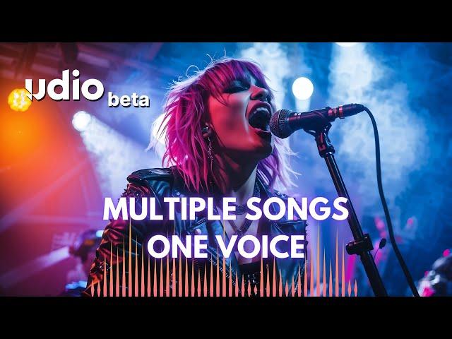 How To Create Multiple Songs With One Voice In Udio AI Music