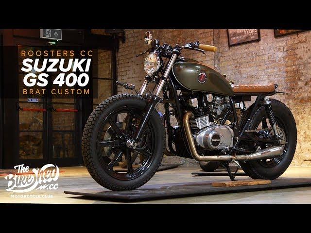 Suzuki GS400 brat custom by Roosters CC