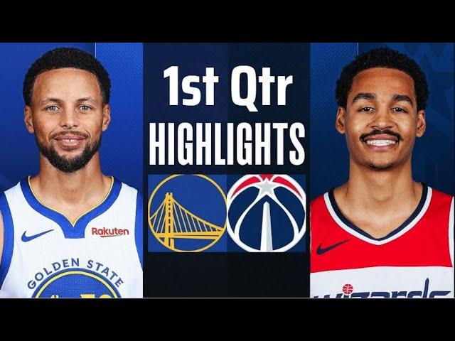 Golden State Warriors vs. Washington Wizards 1st QTR P2 Highlights - Nov 4 - 2024 NBA Highlights