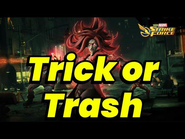 SCOPELY SAYS F-CK YOU F2P! TRICK OR TRASH EVENT! SAVE YOUR POWER CORES! TRAP | MARVEL Strike Force