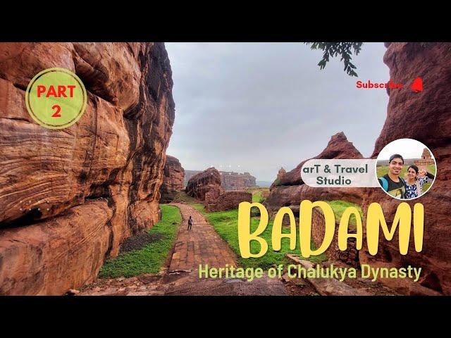 Badami (Part 2) 4K| Badami Fort| Cave Temples| Virtual Tour of Chalukya Dynasty| Must visit place