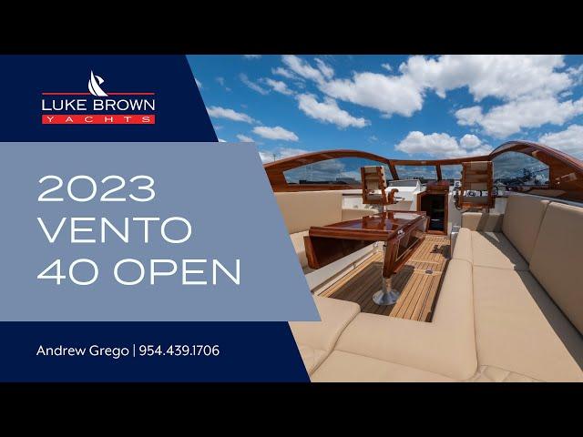 2023 Vento 40 Open | Luke Brown Yachts