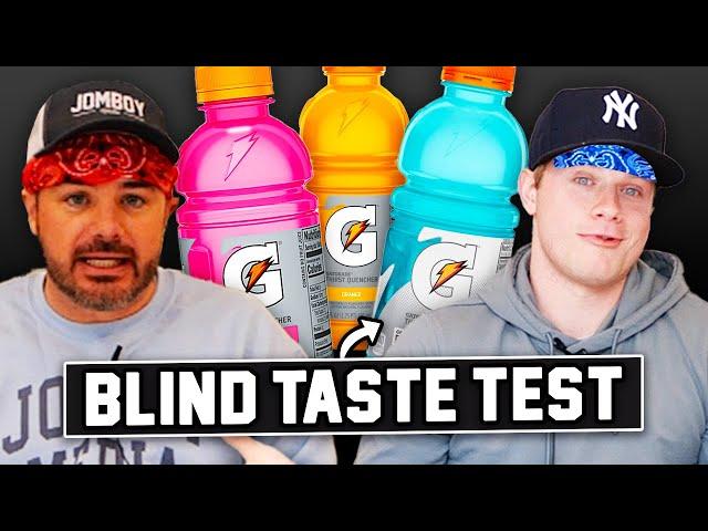 How many Gatorade flavors can be identify blindfolded?!