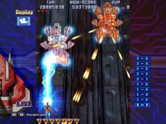 Raiden IV - Arcade Original - 2-ALL Clear 66,473,960