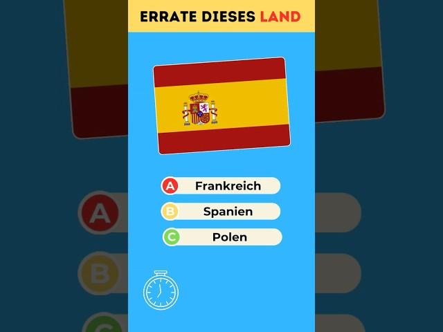 Erraten Sie dieses Land anhand der Flagge #quiz #deutsch #deutschland #shorts