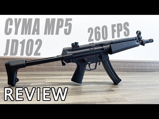 CYMA MP5 JD102 V2 260FPS Gel Blaster Toy Review