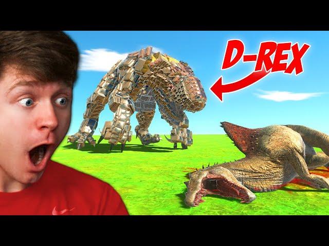 D-REX vs EVERY Jurassic World Rebirth DINOSAUR! - Animal Revolt Battle Simulator