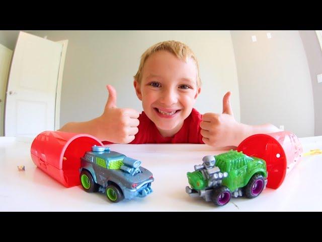 Father & Son EPIC BATTLE CARS! / Boom City Racers