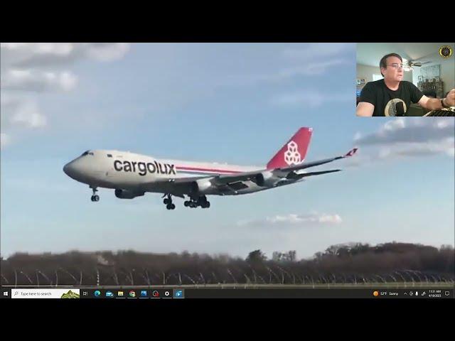 Cargolux 747-400 KABLAMMO!-SMASH AND GO 15 Apr 2023
