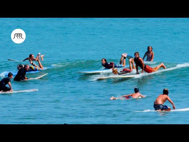 Nick Melanson | Surfing small waves in Doheny Beach, California