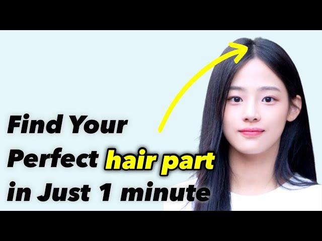 finding your perfect hair parting in just 1 minute at home