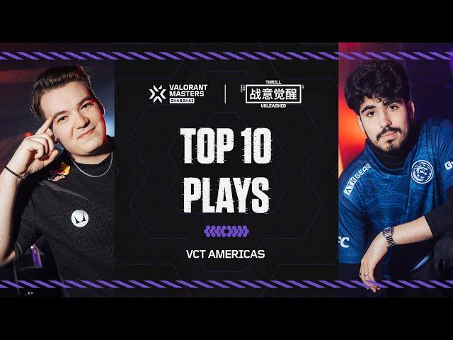 As 10 melhores jogadas do #VCTAmericas no #VALORANTMasters