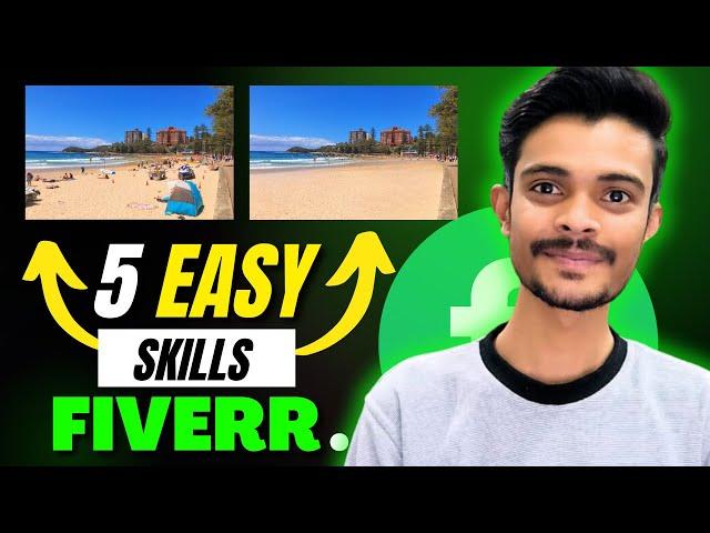 5 Easy Fiverr Gigs That Require No Skills | How to Earn Money from Fiverr 2024 | Make Money Online