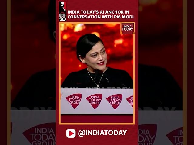 India Today's AI Anchor In Conversation With PM Modi | India Today Conclave At 2023