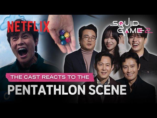 The Squid Game Cast Reacts To Playing The Pentathlon Games | Squid Game: Season 2 | Netflix