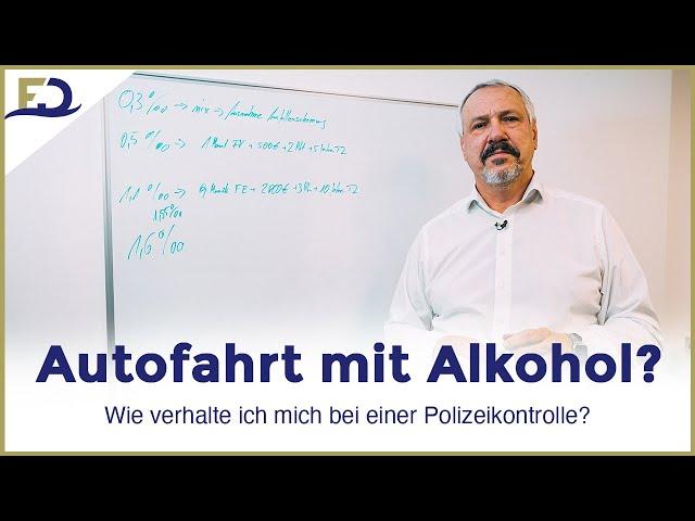 Alkoholkontrolle – diese Tricks der Polizei sollten Sie kennen (Verhaltenstipps vom Fachanwalt)