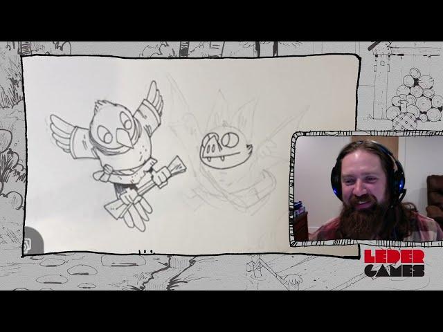 Leder Games | Art Stream with Kyle Ferrin!