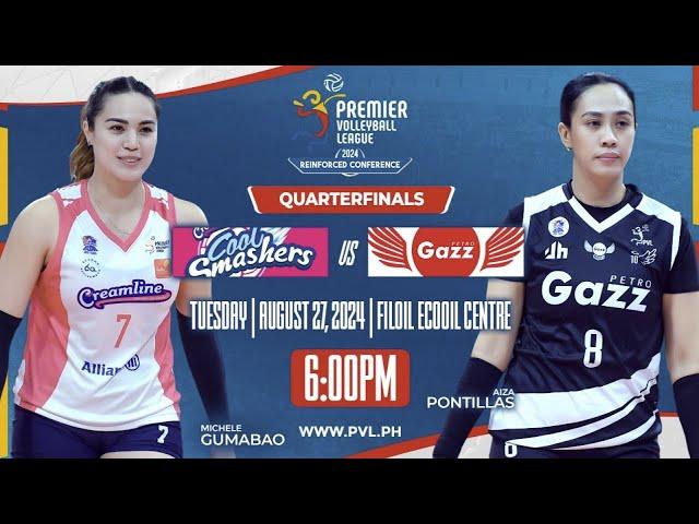 CREAMLINE vs. PETRO GAZZ - Full Match | Quarterfinals | 2024 PVL Reinforced Conference