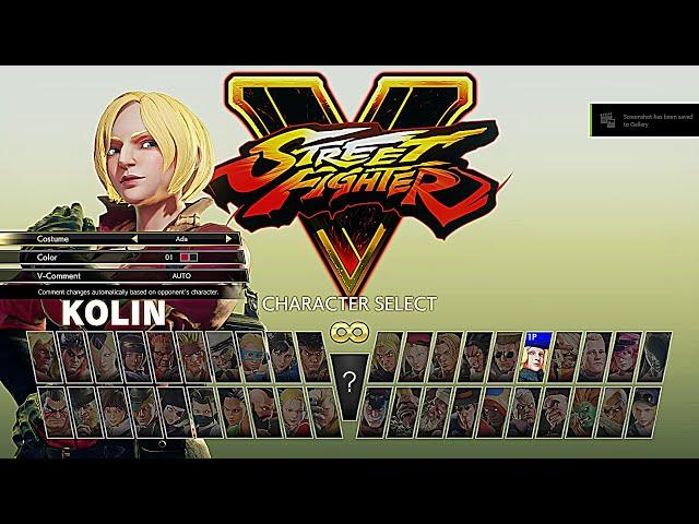 Street Fighter V: Champion Edition All Characters All DLCs Costumes And Stages .Colors 2020