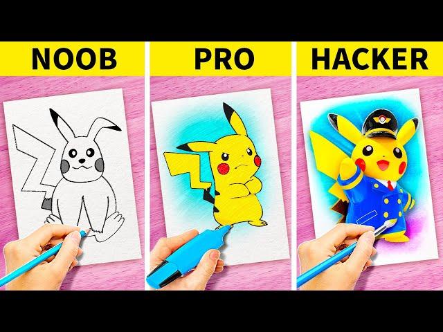 WHO IS A WINNER? || Teacher VS Student Challenge! Drawing hacks by 123 GO! GLOBAL