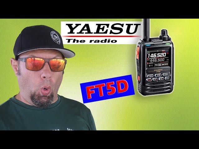 Yaesu REVEALS the FT5D - New Yaesu System Fusion Ham Radio Handheld