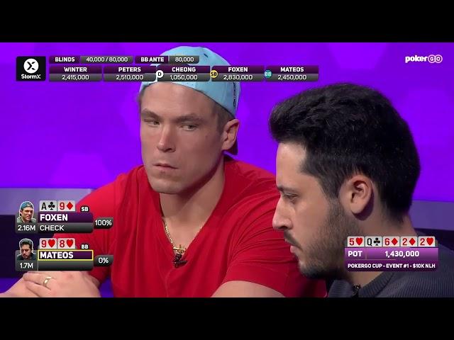 MUST SEE Poker Hand Between Adrian Mateos and Alex Foxen [CRAZY RIVER]